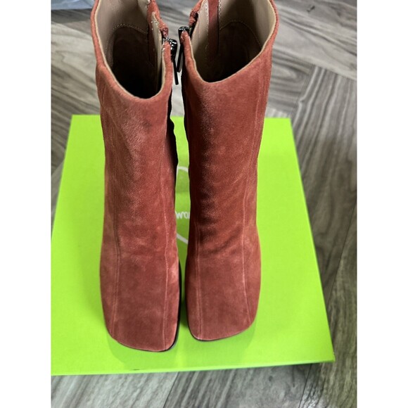 Sam Edelman Women's Mayla Booties Size 6.5M Rust table Suede - Picture 8 of 12